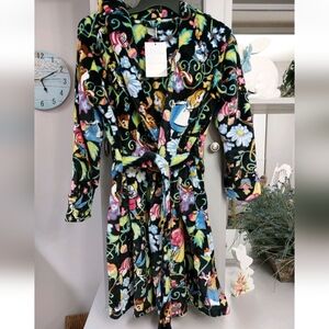 Disney Classics On The Green Fleece Robe S/M NWT